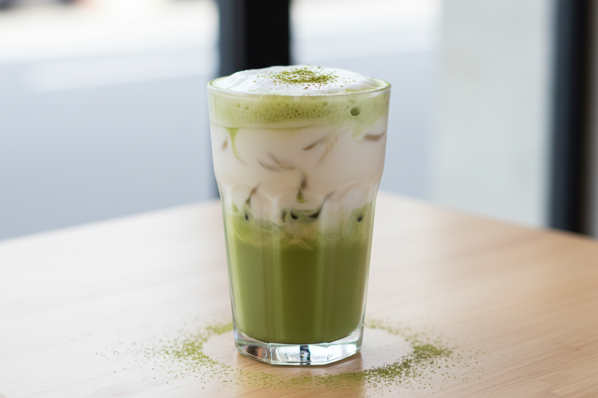 creamy vanilla matcha