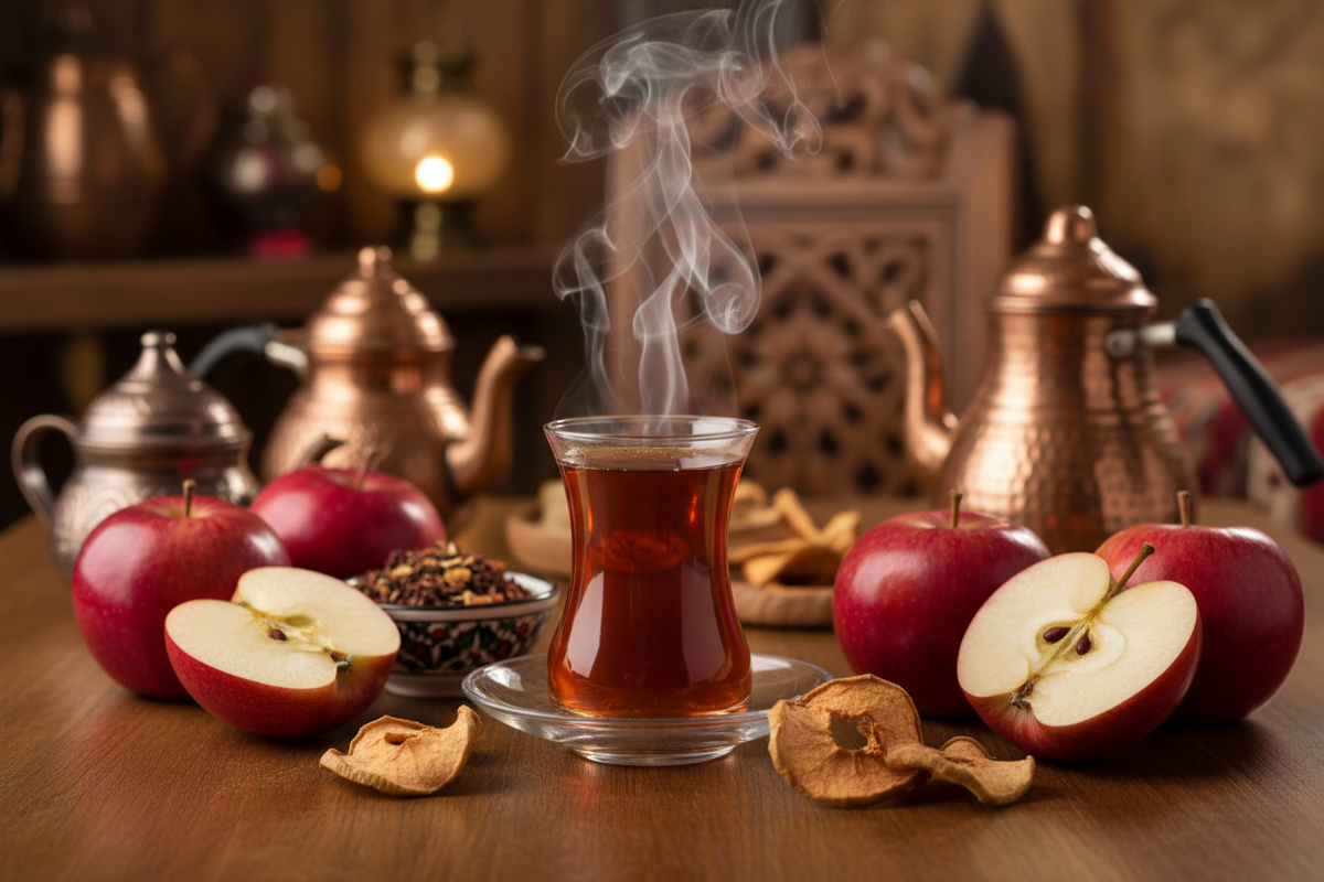 turkish apple tea