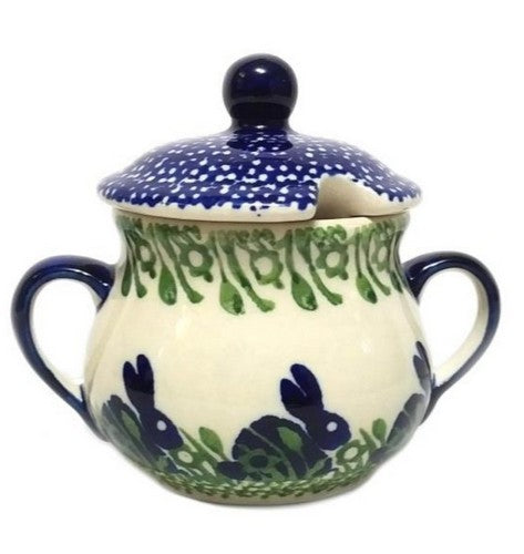Polish Pottery Sugar Bowl