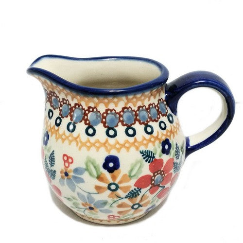 Polish Pottery Pitcher Summer Joy