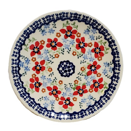 Polish Pottery Country Garden Luncheon Plate